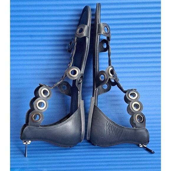 Jessica Simpson Women's Korva Black Flat Gladiator Sandals Size 8.5 - Picture 7 of 12